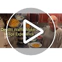 Cnydltt Double Waffle Maker A - 1400W Rotating Belgian Waffle Iron, 2 Slices