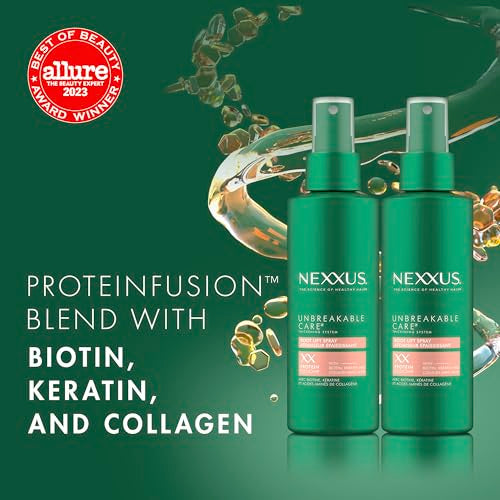 Nexxus Root Lift Thickening Spray 6 oz Pack of 2 - Unbreakable Care with ProteinFusion