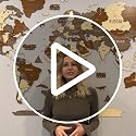 Multilayer 3D Wooden World Map Wall Decor - Travel & Office Gift, Mixed, 39.4 x 21.3 inches