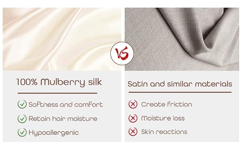 Mulberry Silk Sleep Cap Bonnet for Hair Care - Double Layer, 9 Colors