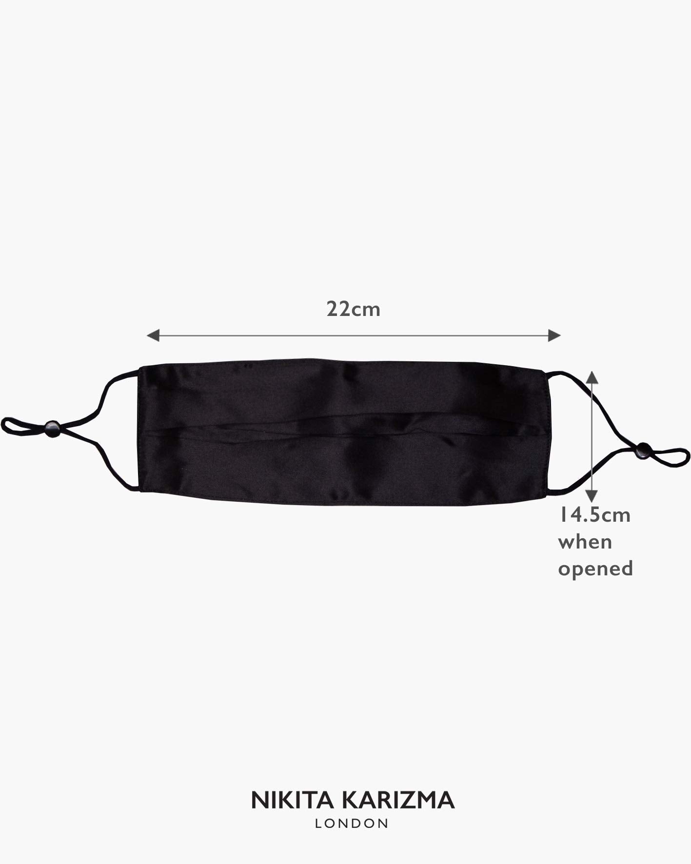 KARIZMA Beverly Hills Silk Face Mask 3 Pack Collection. Black Fashionable Designer Face Mask for Women. Washable Fabric Face Mask Reusable Facemask. 19 Momme Real Mulberry Silk Masks