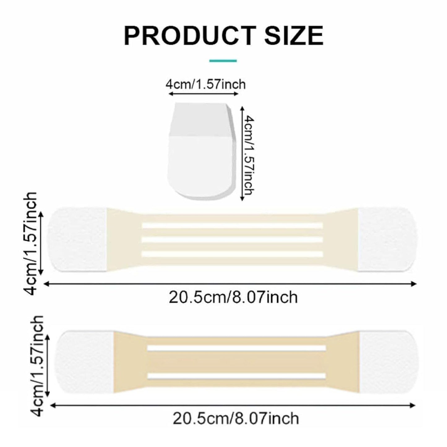 Face Neck Lifting Tape Invisible, Celestica Neck Tape, Patch Tightening Tapes for Necks Face Jaw, With 4 Elastic Bands and 20 Replacement Patch (Skin 1Set)