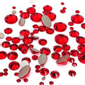 Light Siam Swarovski Crystal Flatbacks 144 pcs (Sizes ss5–ss30) – Loose Rhinestones