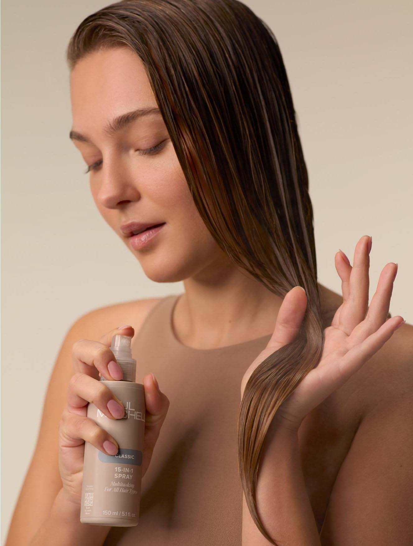 Paul Mitchell 15-In-1 Spray, Multitasking Spray For All Hair Types, 5.1 fl oz