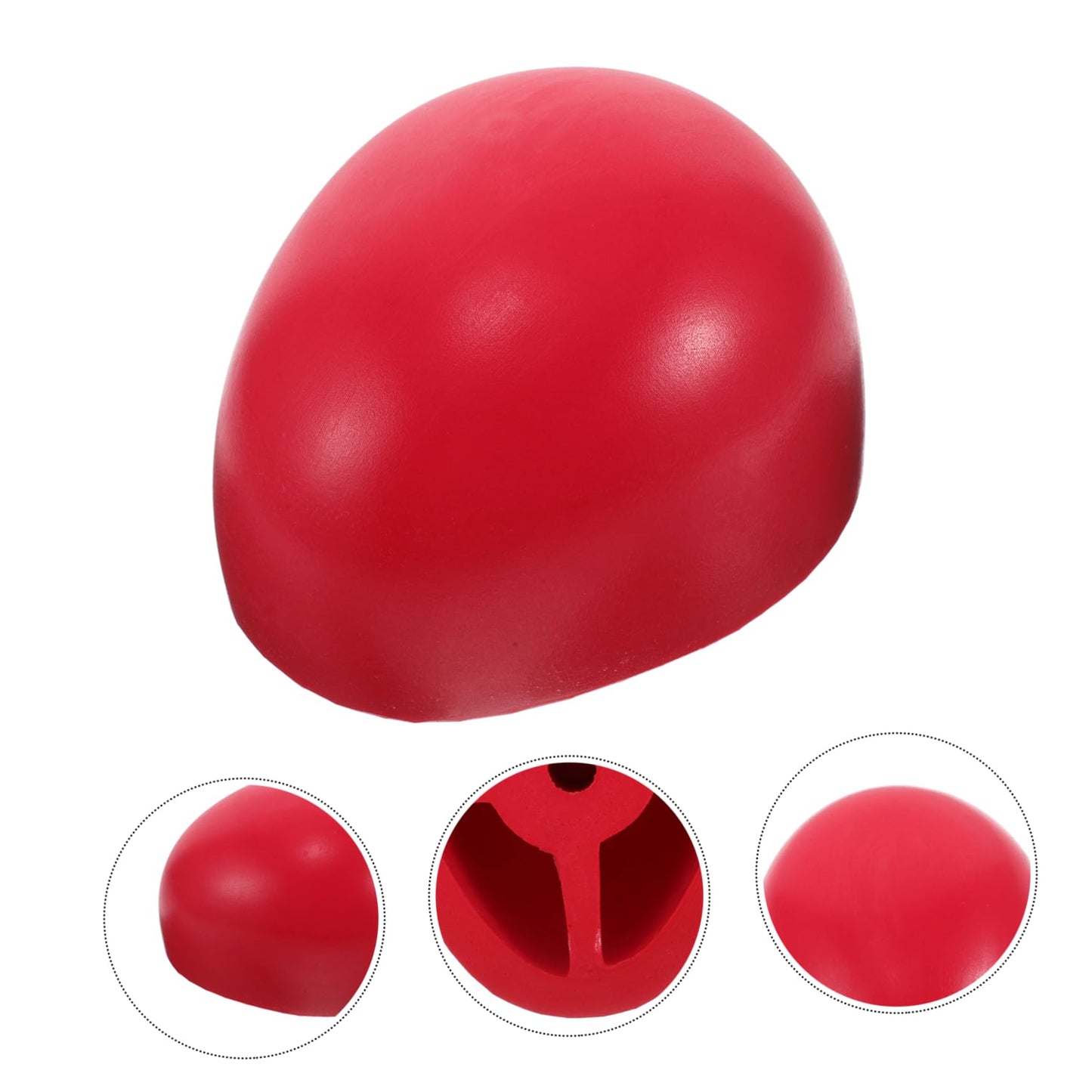 Happyyami Wig Head Mold Natural Hair Mannequin Head Head Mask Stand Mannequin Head for Hats Head for Wigs Black Mannequin Head Mannequin Heads for Wigs Braid Cap Plastic Red