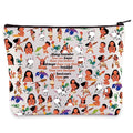 WZMPA Princess Ocean Cosmetic Bag Fairy Tales Fans Gift You Are Braver Stronger Beautiful Than You Know Ocean Makeup Zipper Pouch Bag (Always Ocean)