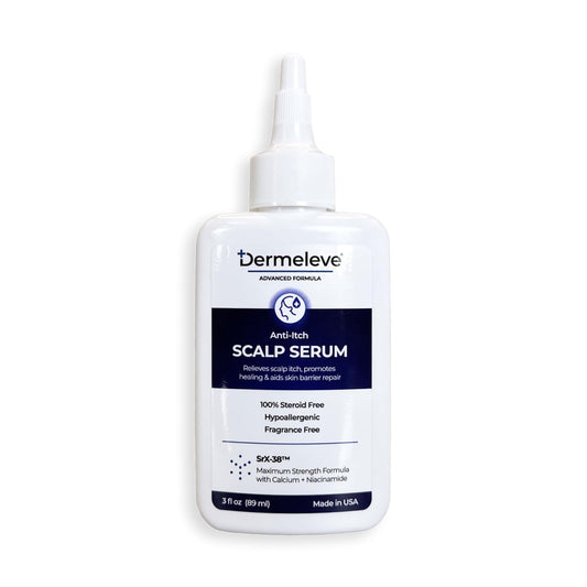 Dermeleve Scalp Serum for Neuropathic Itch, Sebborheic Dermatitis & Scalp Psoriasis | Dry Itchy Leave In Scalp Treatment | Quick Absorbing, Moisturizing & Non-Greasy (1 Pack)