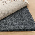 SUFOR 9x12 ft Grey Non-Slip Rug Pad - Dual Surface Felt & Rubber Backing, Cushioned Floor Protector for Hardwood & Carpet