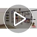 Rubbermaid FastTrack 48-Inch Wall Mounted Storage Rail 2-Pack for Garage Organization