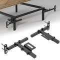 Universal Adjustable Headboard Brackets for Metal Bed Frame - Black