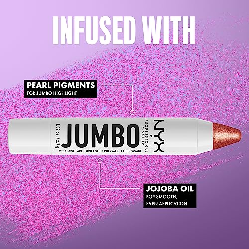 NYX PROFESSIONAL MAKEUP, Jumbo Multi-Use Face Highlighter Stick - Lemon Meringue