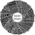 20 Sheets Temporary Tattoo Stencils, 622+pcs Henna Tattoo Stencil Kit for Face Body Paint DIY Art Reusable Glitter Tattoo Stencils Pack