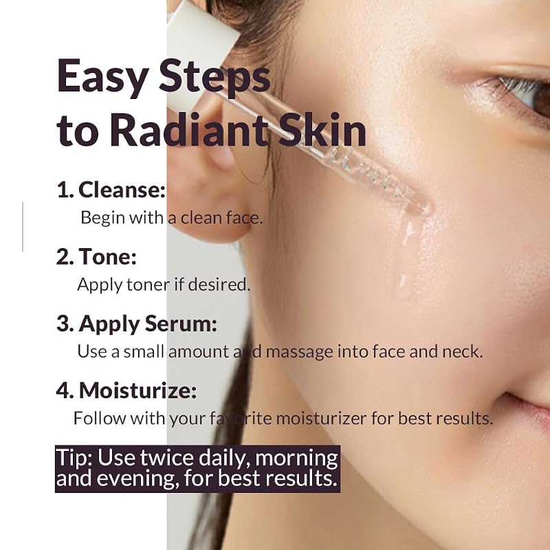 Calming Face Serum for Sensitive Skin - Vegan Korean Skincare, 30ml