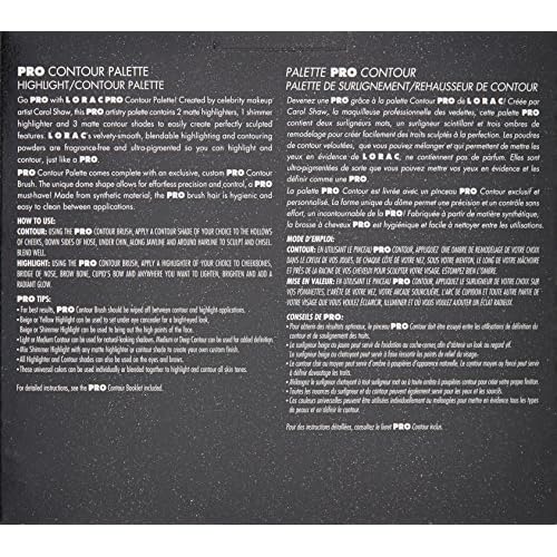 LORAC PRO Contour Palette & Contour Brush, Multi