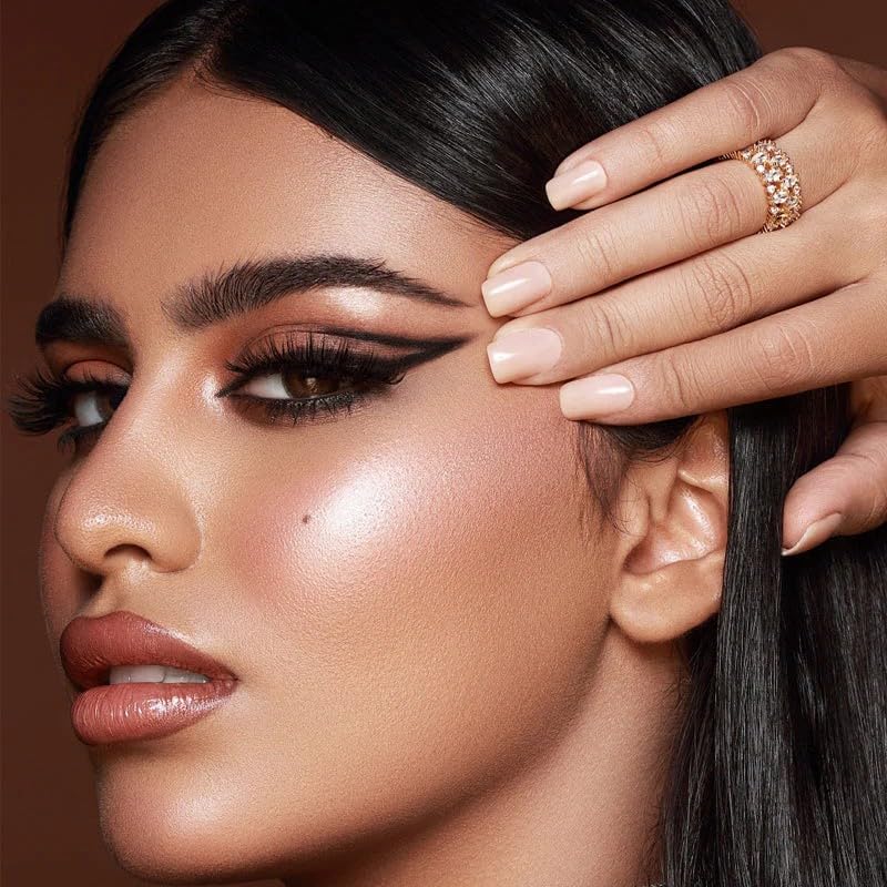 OVNMFH Lazy Eye Shadow Eyelash Patch, Colourful Eyeshadow Eyelashes Makeup Stickers, Reusable Eye Makeup Stickers with False Lashes & Shadow, Lazy Makeups Tool for Women (Pink)