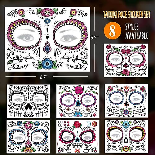 Glow in The Dark Face Makeup Patches Glitter Freckles Face Tattoo Glitter Freckles Sparkle Makeup Patches Dot Face Glitter Speckles Patches for Women