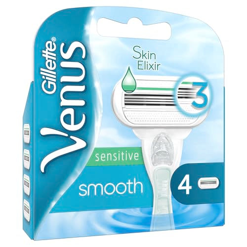 Gillette Venus Extra Smooth Women’s Razor Blade Refills - Pack of 4, 5 Blades Each