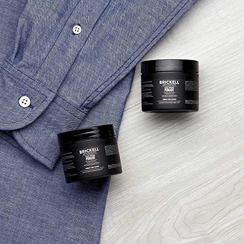 Brickell Men's Hair Styling Pomade - Strong Hold, High Shine, Water Soluble, 2 oz