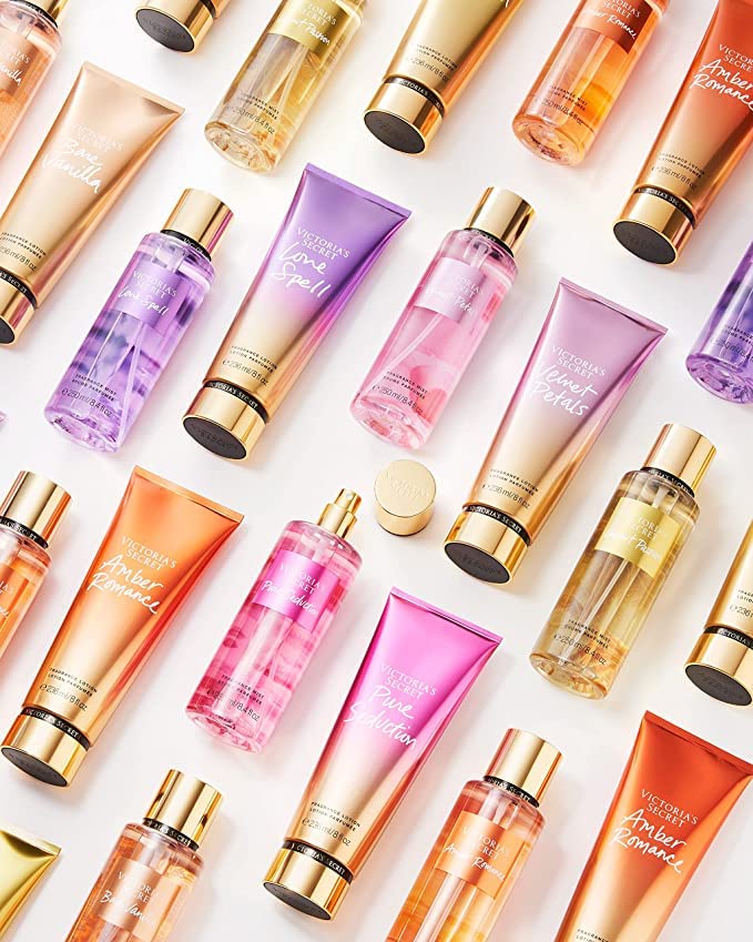 Victoria's Secret Love Spell Body Mist 3-Pack - Fruity Floral Fragrance