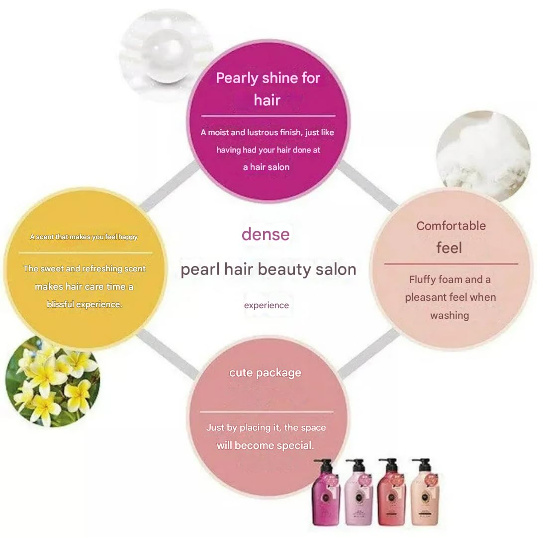 Japanese MaCherie Air Feel Shampoo and Conditioner Hair Care Set, For Voluminous & Silky Hair 450ml+450g