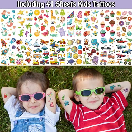 Star Wars Stickers & Tattoos Party Favor Pack (275 Stickers & 25 Temporary Tattoos)