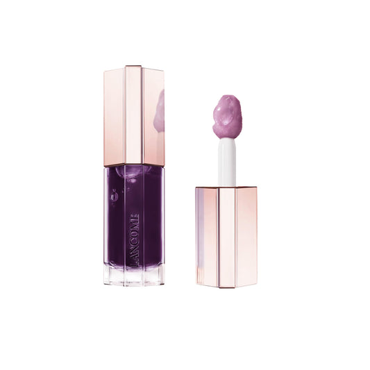 Lancôme Lip Idôle JuicyTreat Oil-in-Gloss -24HR Hydrating Gloss with Squalane for Instant Shine - 90 Berry Bisou