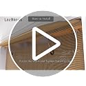 Cordless Bamboo Roman Shades - Highfield Teak, 35x64 Inches, Natural Window Covering - Privacy Variation