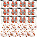 Basketball Theme Cosmetic Bags & Satin Hair Scrunchies Set - White, Classic Style