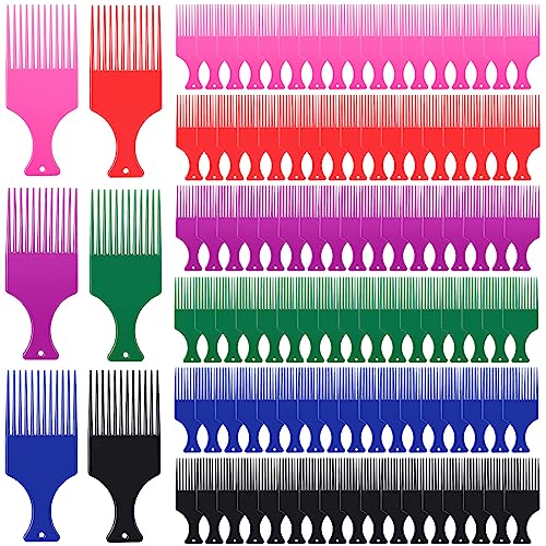 Colorful Afro Pick Comb Bulk 120 Pcs Wide Tooth Hair Picks for Natural Hair - Variation of THIS listing
