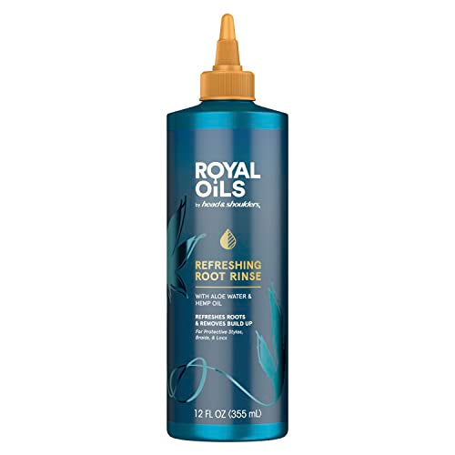 Royal Oils by Head & Shoulders Refreshing Root Rinse with Aloe Water and Hemp Oil, 12 fl oz