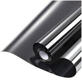 Rabbitgoo One Way Window Privacy Film 35.4" x 393.7" Black Silver - Heat Control