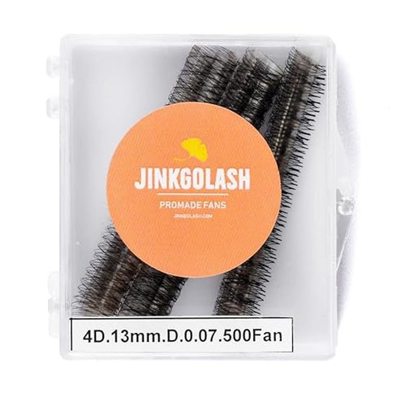 500 Eyelash Extension Promade 4D to 16D Not Premade, Ultra Lash Fans 0.03/0.05/0.07mm Thickness, C D Curl Lashes, 8 - 16mm Length for Easy Volume Individual Eyelash Extensions Clusters