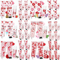 18-Pair Valentine Hand Cream & Lip Balm Gift Set - Red Heart Candy