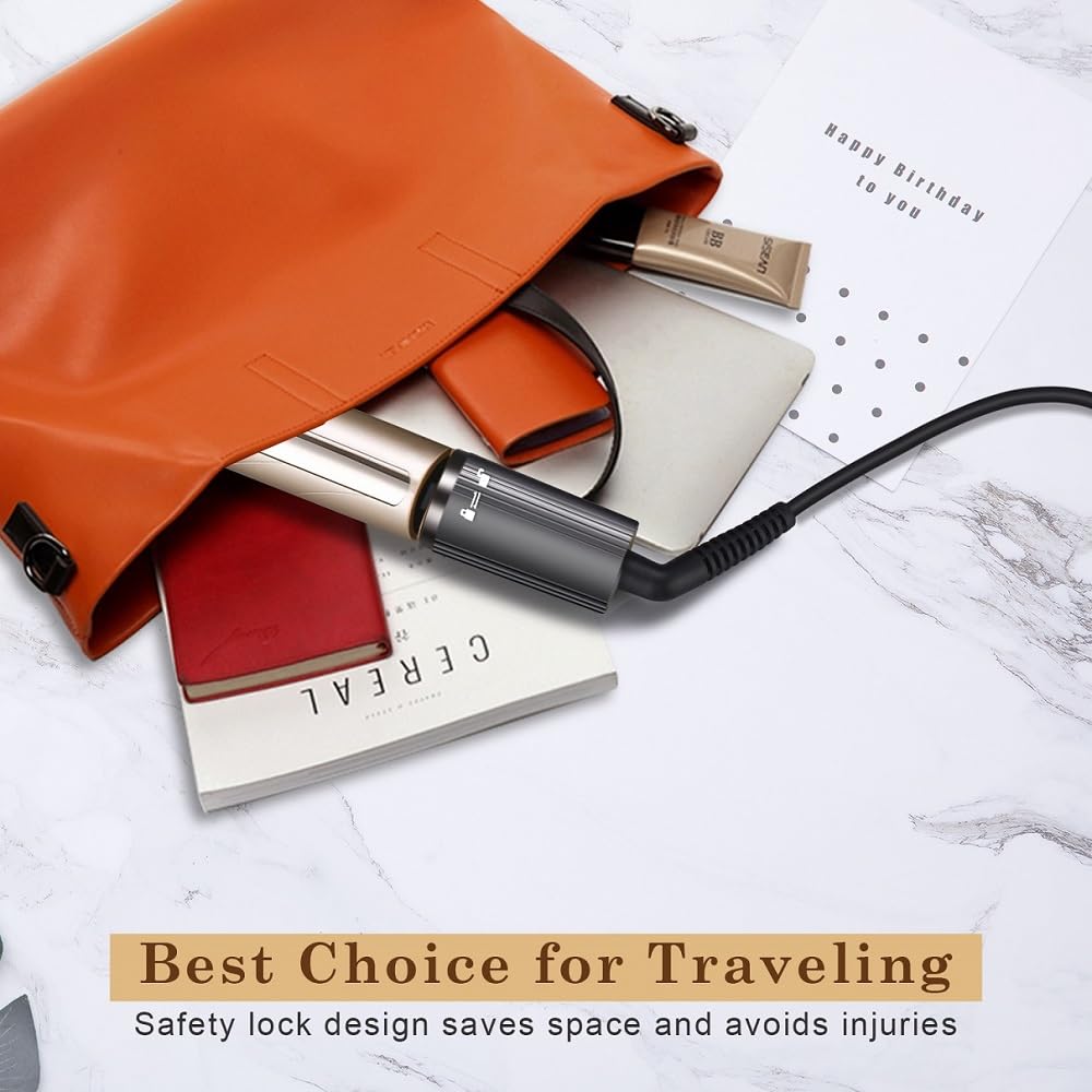 Hair Straightener Flat Iron, 2 in 1 Professional Hair Straightener and Curling Iron, 230℉-450℉ 1 Inch, Suitable for All Personal Professional Salon Hairstyles, Gift for Girls Women