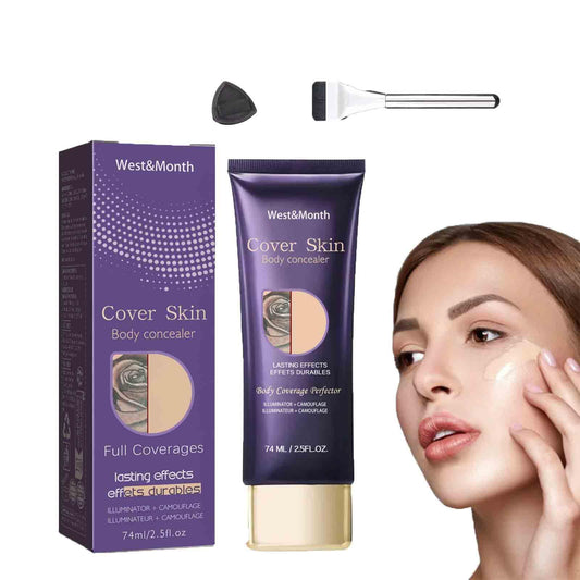 All Over Complexion Perfector, Body Coverage Perfector, Waterproof Long-Lasting Body Foundation Cream - Full Coverage Cover Up Makeup, Transfer-Resistant All Over Complexion Perfector (1pcs, 1)
