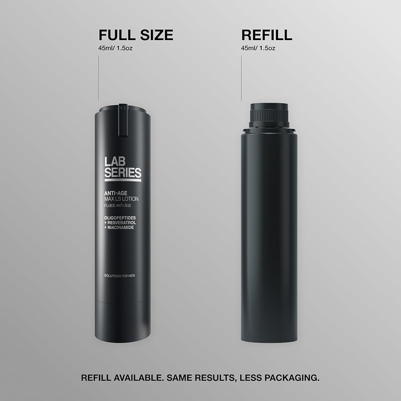 Lab Series Max LS Face Lotion 1.5 Fl Oz Refill - Anti-Aging Hydrating Moisturizer for Men