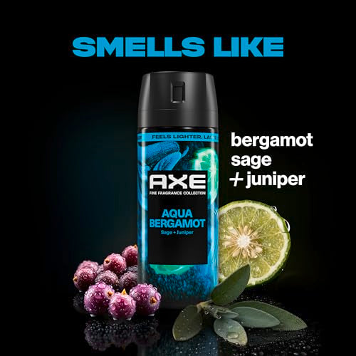 AXE Body Spray 4-Pack | Long-Lasting Freshness & Aluminum-Free