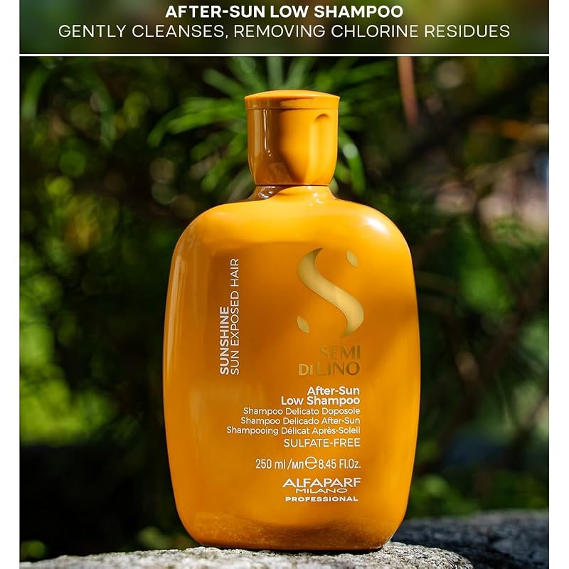 After-Sun Sulfate-Free Shampoo for Sun-Exposed Hair | Alfaparf Milano Semi di Lino Sunshine