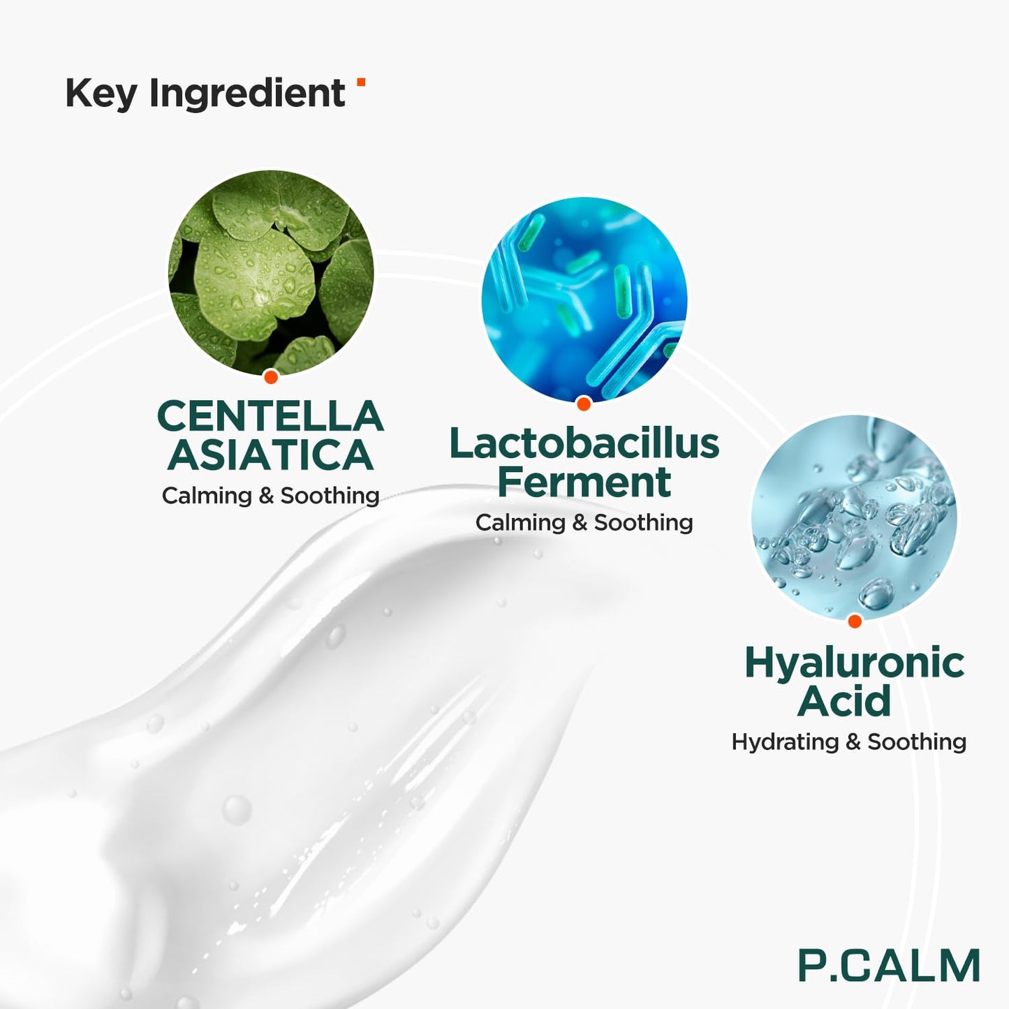 P.CALM Centella Trouble Spot Cream – Papaya Extract & Centella Asiatica for Intense Soothing & Spot Relief, Korean Skincare (15ml / 0.17 fl.oz)