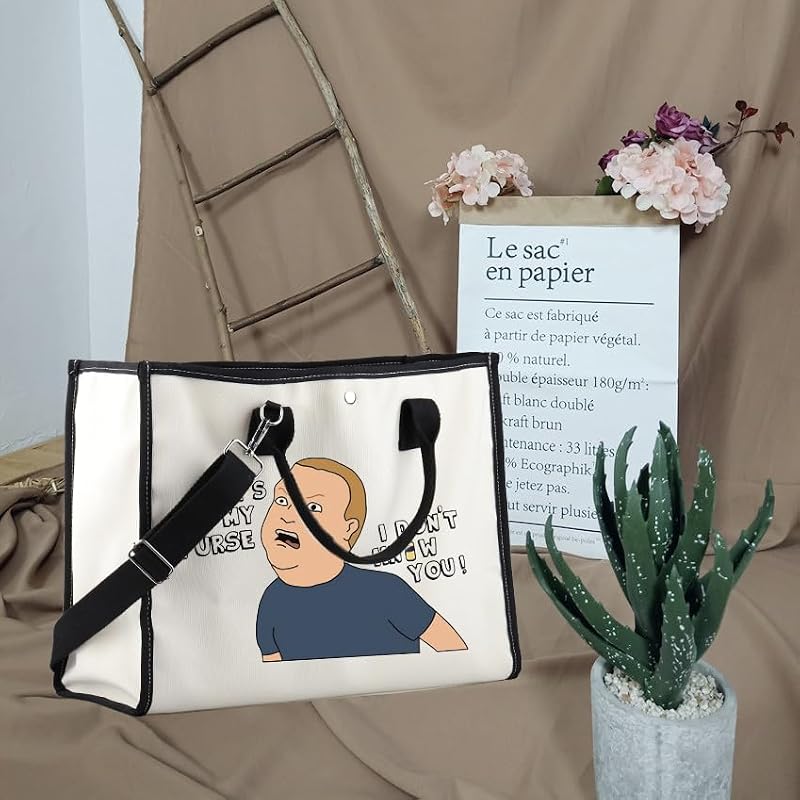 Cartoon Quote Cosmetic Tote Bag TV Series Fans Gift Canvas Bag