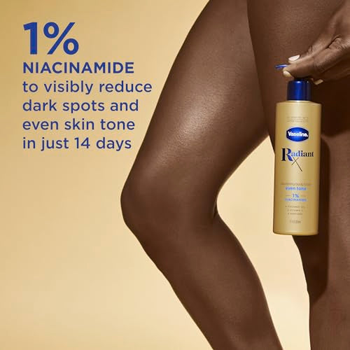 Vaseline Radiant X Skin Care Set -Even Tone Nourishing Body Lotion with 1% Niacinamide &Hydrating Body Oil with One Percent Lipids +Deep Nourishment Hand Butter with 100% Pure Shea Butter(3 Piece Set)