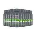 DOVE MEN + CARE Fortifying 2 in 1 Shampoo and Conditioner for Normal to Oily Hair Fresh and Clean with Caffeine Helps Strengthen Thinning Hair 3 oz (Pack of 12)