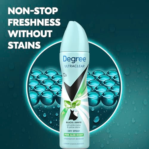 Degree UltraClear Deodorant Spray 4 Pack - 72H Odor & Sweat Protection