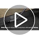 Cen-Tec Systems 94896 Wet/Dry Squeegee Vacuum Attachment with 1-Piece S-Wand, Aluminum
