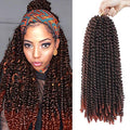 16 Inch Spring Twist Crochet Hair for Butterfly Locs - T1B 350 Variation