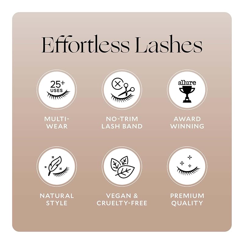 Velour Short & Sweet Effortless Strip Lashes - No Trim, 1 Pair