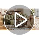 Farmhouse Coffee Table with Storage - 39.3-inch Rustic Industrial Design
