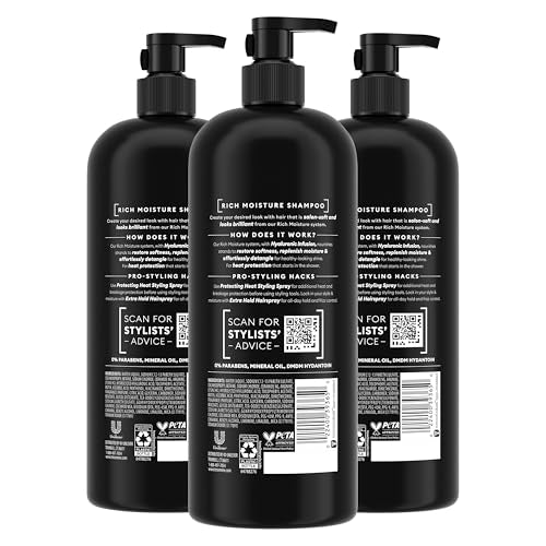 Pantene Shampoo, Classic Clean - Pro-V Nutrients for Dry, Color-Treated Hair, Healthy Looking Hair Every Wash, Antioxidant-Rich, 27.7 Oz Each, 2-Pack + Miracle Rescue Shot (0.5 Oz)