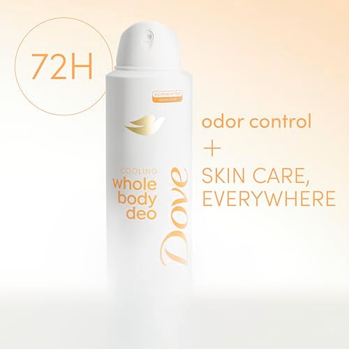 Dove Whole Body Deodorant Cooling Spray Peach & White Tea 4oz - Aluminum Free