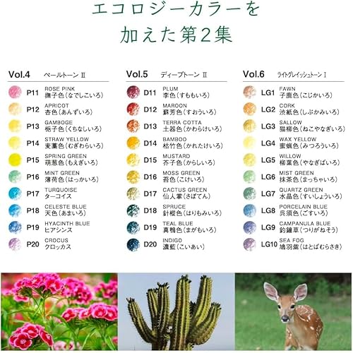 Tombow Irojiten Color Diccionario Color lpiz de maderaJuego de 30Color Set (tonos: Plido II Deep II & Light Grayish I)